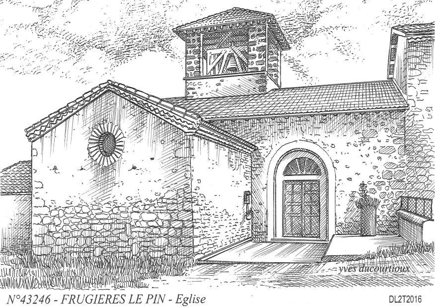 N 43246 - FRUGIERES LE PIN - �glise
