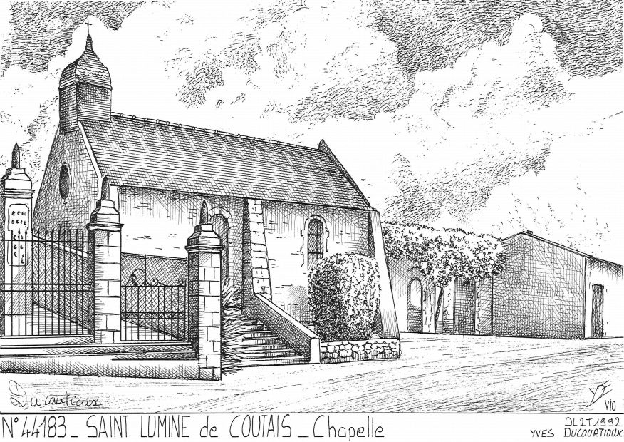 N 44183 - ST LUMINE DE COUTAIS - chapelle