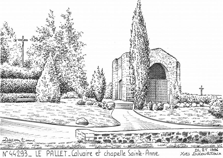 N 44293 - LE PALLET - calvaire et chapelle ste anne