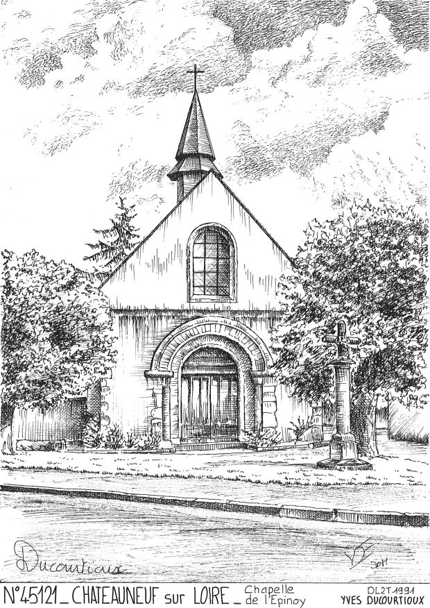 N 45121 - CHATEAUNEUF SUR LOIRE - chapelle de l �pinoy