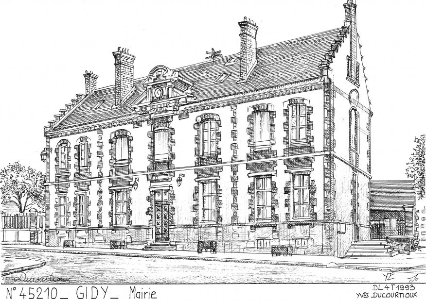 N 45210 - GIDY - mairie