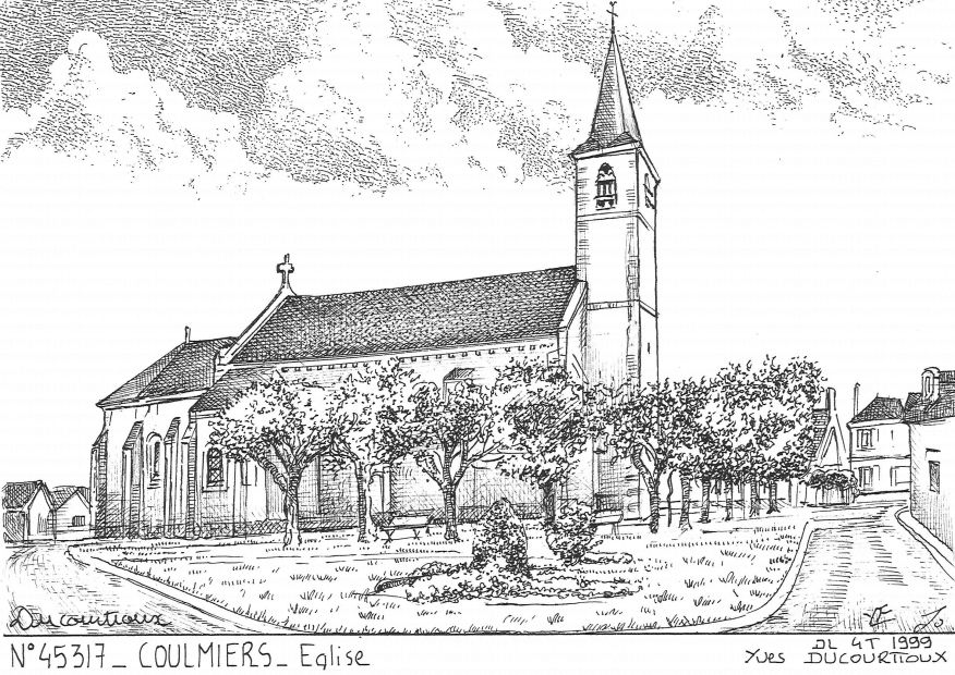 N 45317 - COULMIERS - �glise