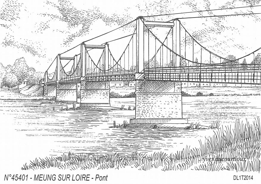 N 45401 - MEUNG SUR LOIRE - pont