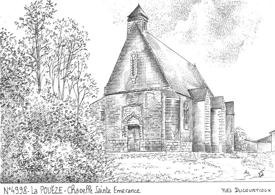 N 49098 - LA POUEZE - chapelle ste �merance