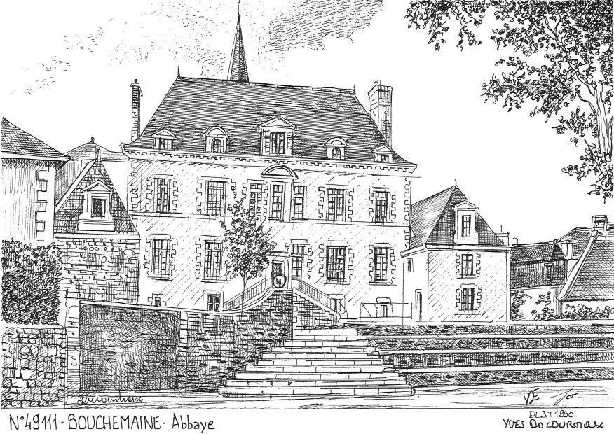 N 49111 - BOUCHEMAINE - abbaye