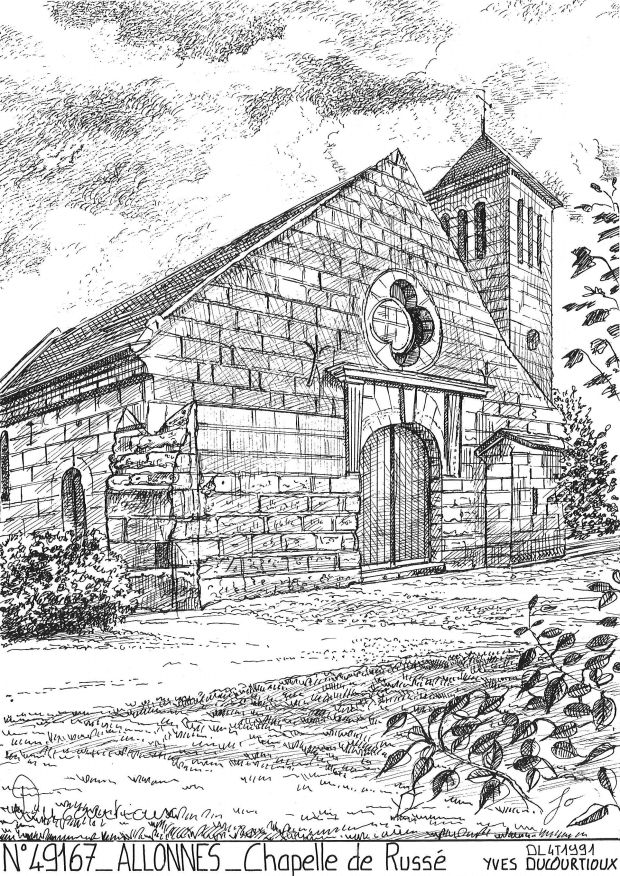 N 49167 - ALLONNES - chapelle de russ