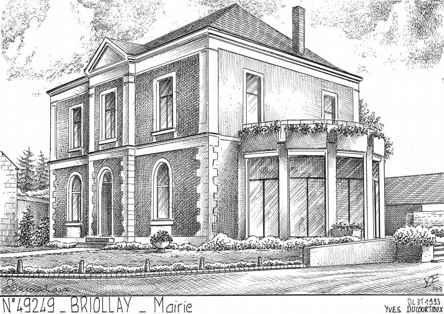 N 49249 - BRIOLLAY - mairie