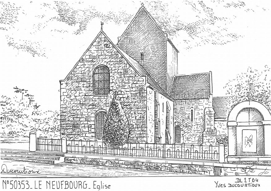 N 50353 - LE NEUFBOURG - �glise