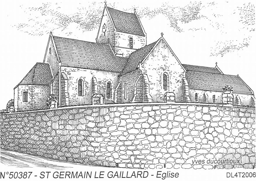 N 50387 - ST GERMAIN LE GAILLARD - �glise