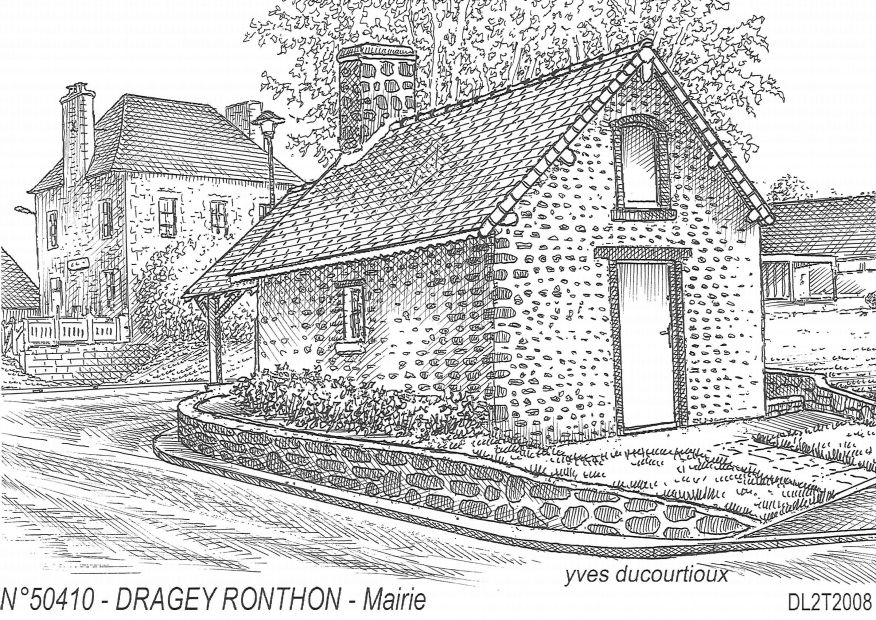 N 50410 - DRAGEY RONTHON - mairie