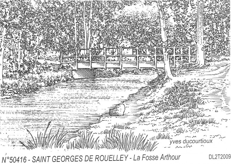 N 50416 - ST GEORGES DE ROUELLEY - la fosse arthour