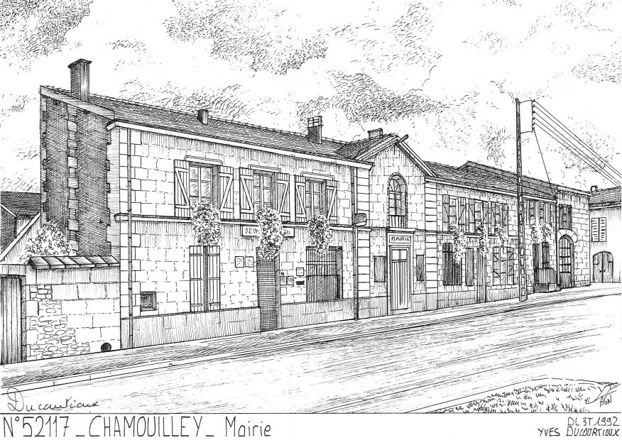 N 52117 - CHAMOUILLEY - mairie