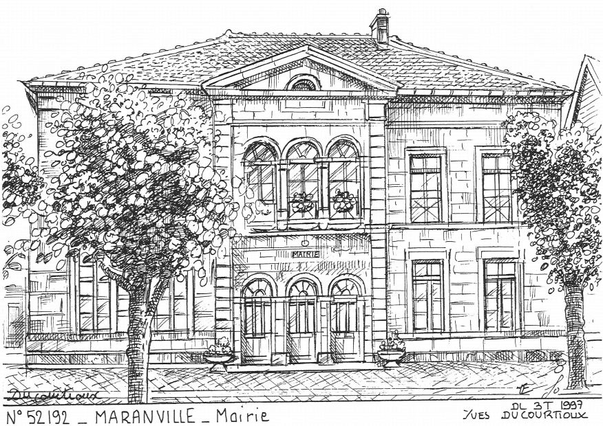 N 52192 - MARANVILLE - mairie