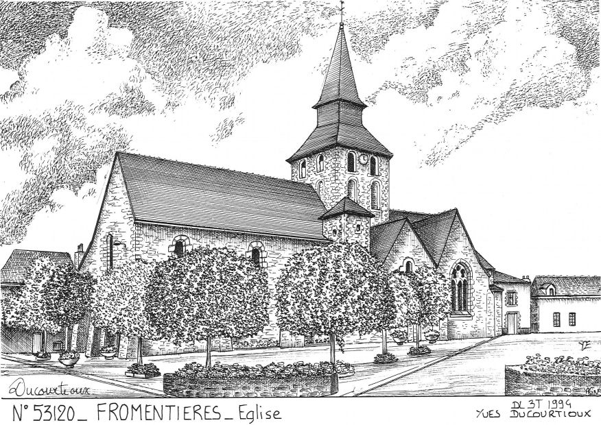 N 53120 - FROMENTIERES - �glise