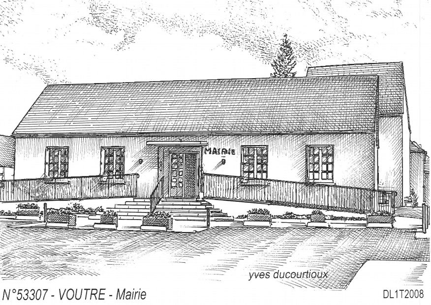 N 53307 - VOUTRE - mairie