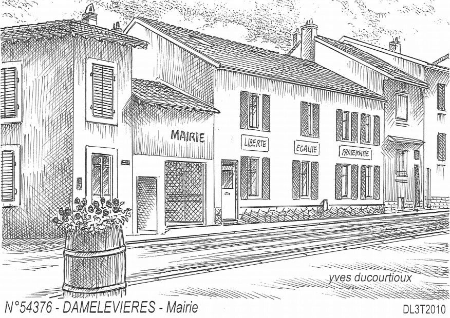N 54376 - DAMELEVIERES - mairie