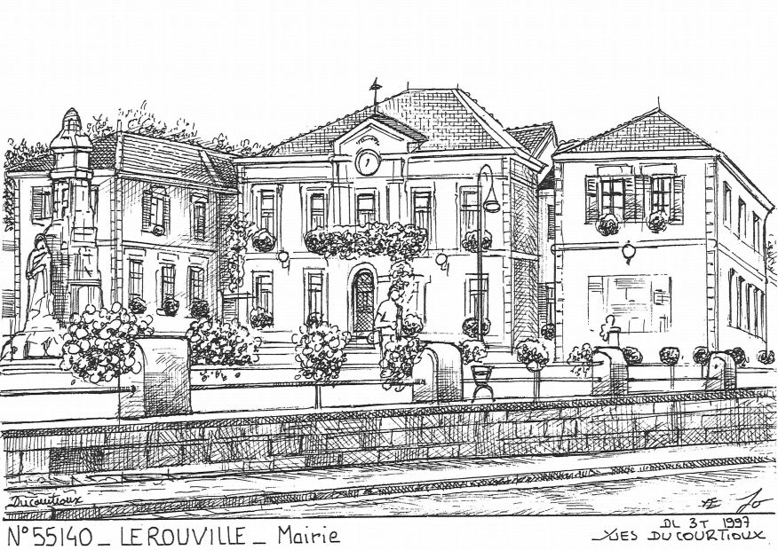 N 55140 - LEROUVILLE - mairie