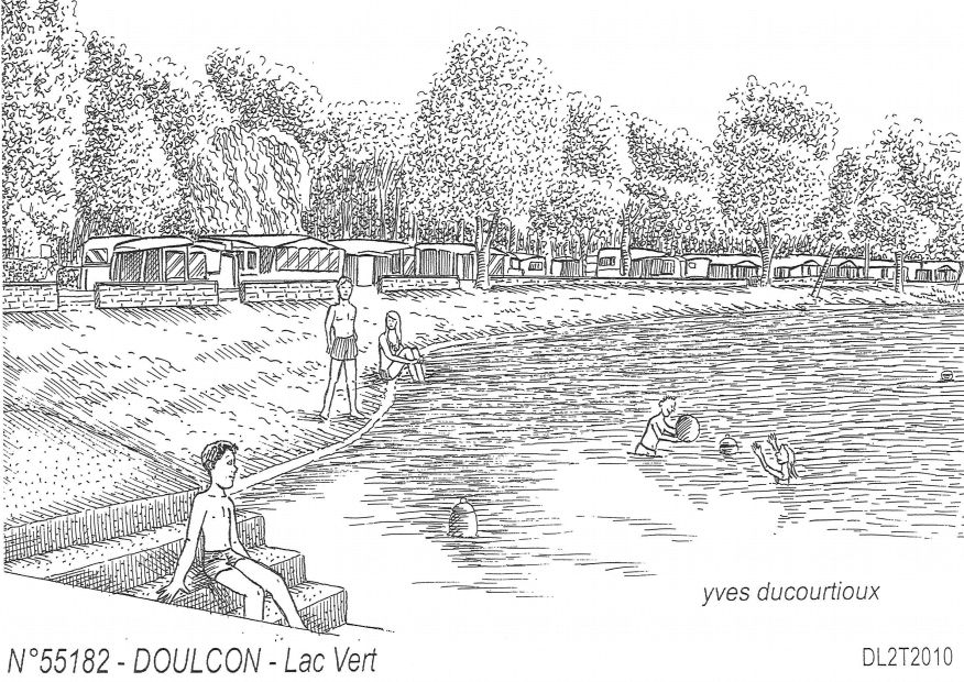 N 55182 - DOULCON - lac vert