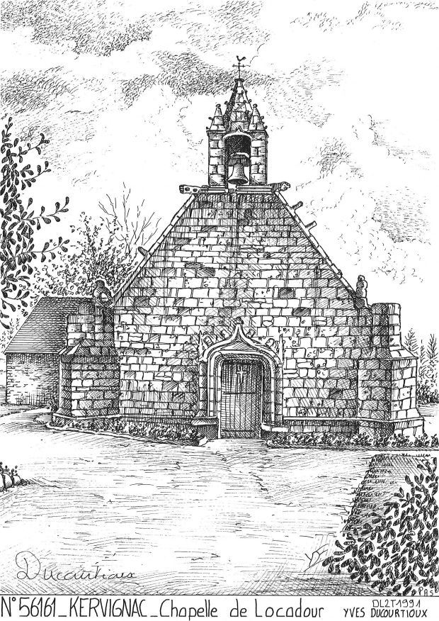N 56161 - KERVIGNAC - chapelle de locadour