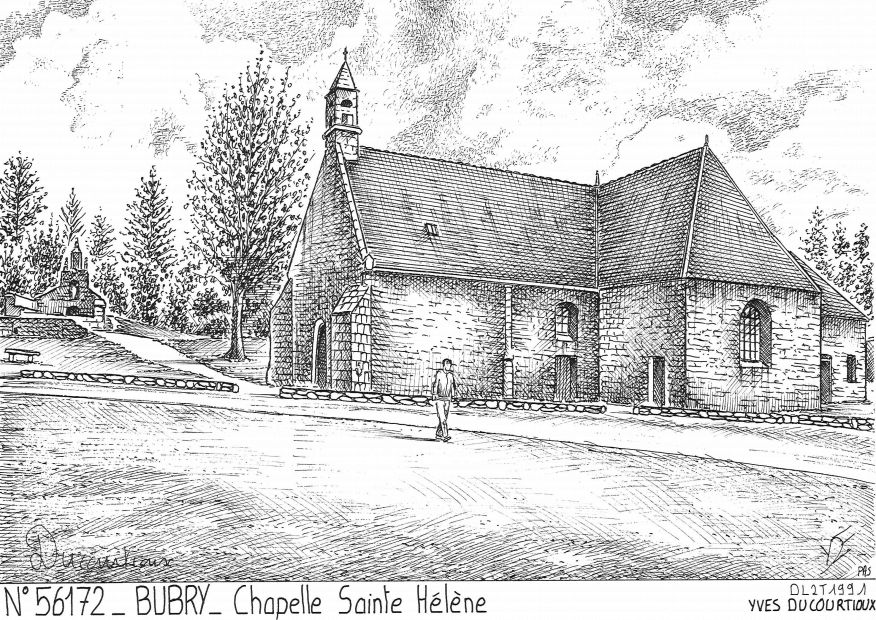 N 56172 - BUBRY - chapelle ste h�l�ne