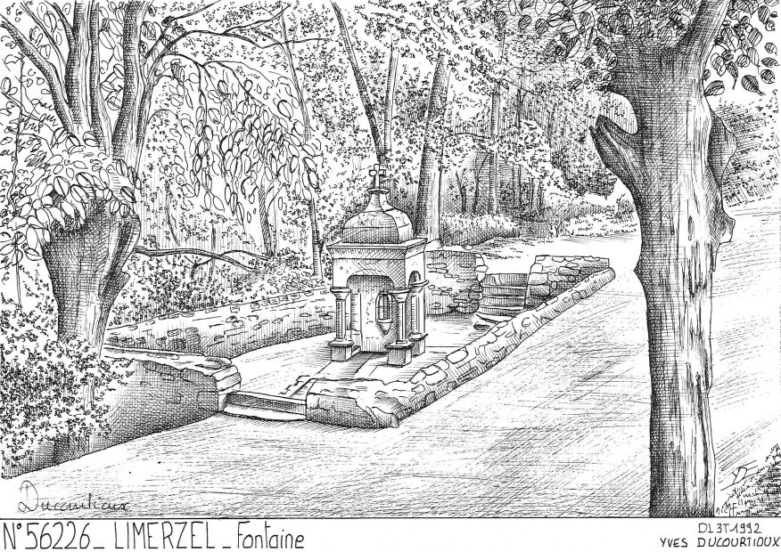 N 56226 - LIMERZEL - fontaine
