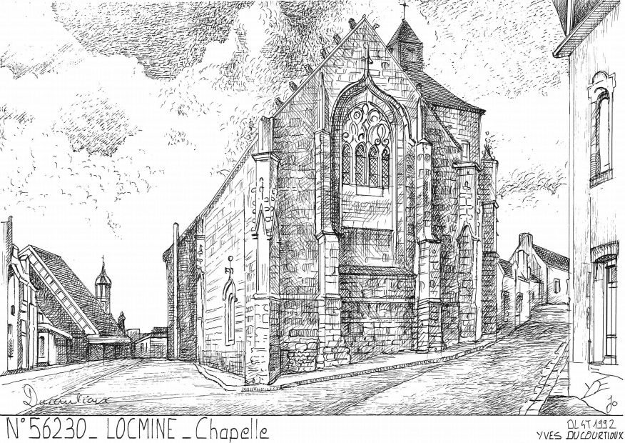 N 56230 - LOCMINE - chapelle