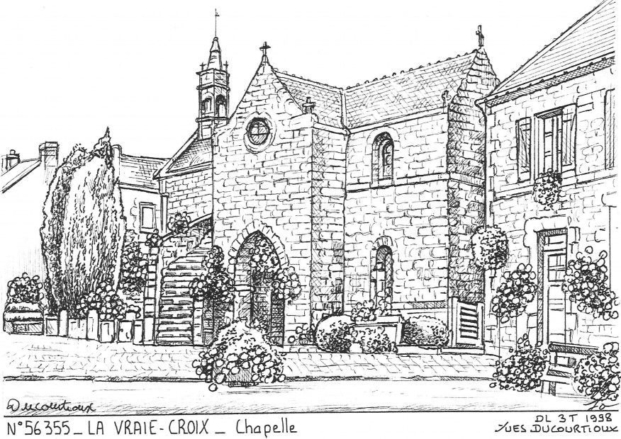 N 56355 - LA VRAIE CROIX - chapelle