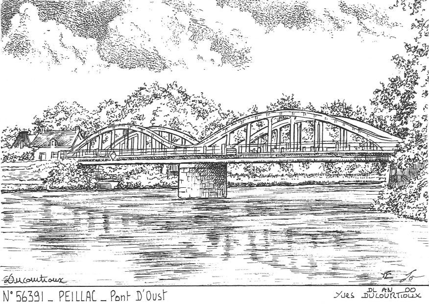 N 56391 - PEILLAC - pont d oust