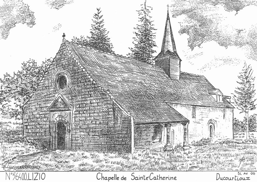 N 56400 - LIZIO - chapelle de ste catherine