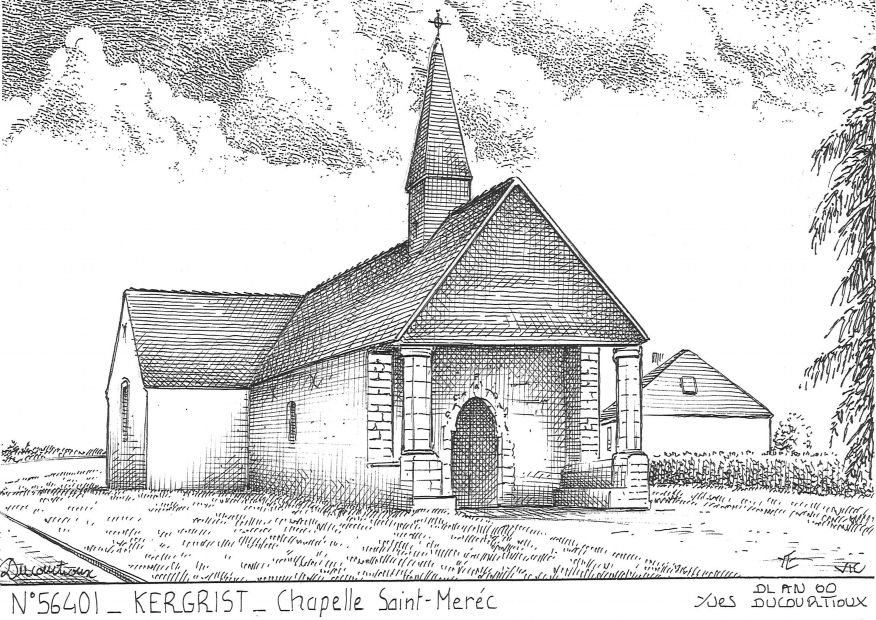 N 56401 - KERGRIST - chapelle st m�rec