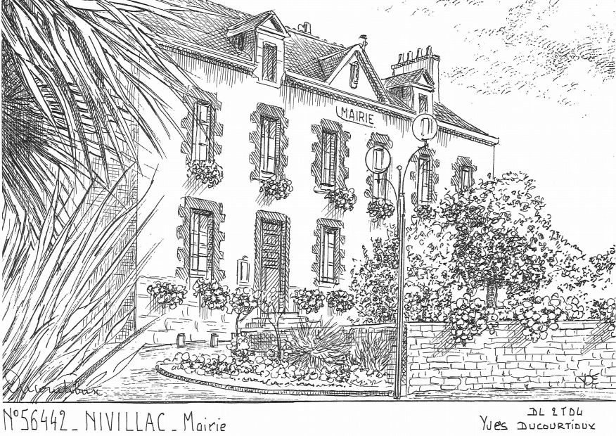 N 56442 - NIVILLAC - mairie