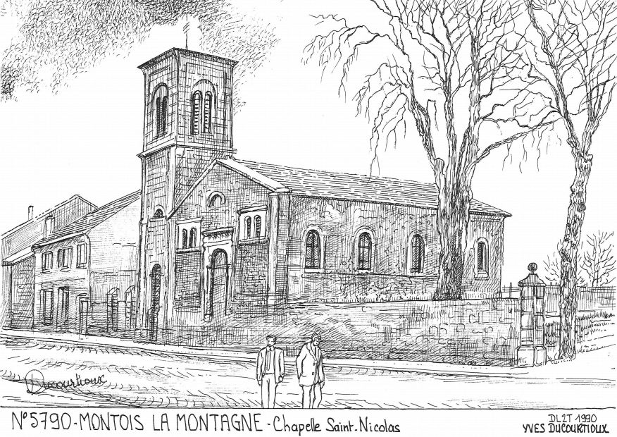 N 57090 - MONTOIS LA MONTAGNE - chapelle st nicolas
