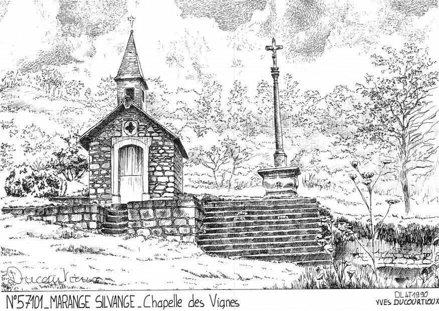 N 57101 - MARANGE SILVANGE - chapelle des vignes