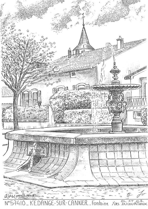 N 57410 - KEDANGE SUR CANNER - fontaine