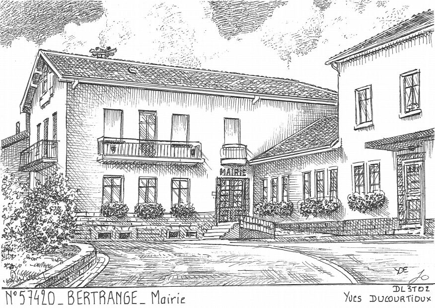N 57420 - BERTRANGE - mairie