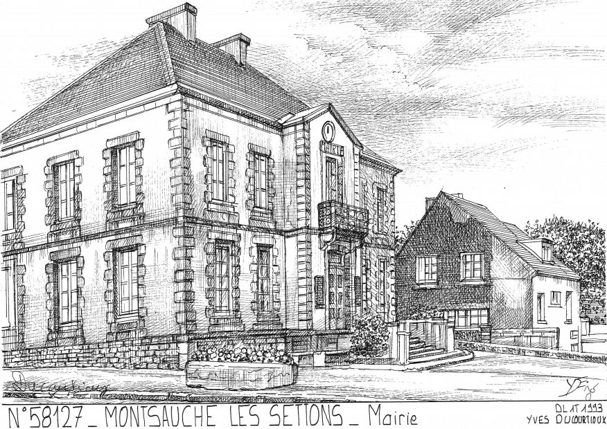 N 58127 - MONTSAUCHE LES SETTONS - mairie