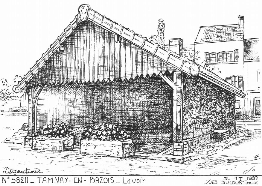 N 58211 - TAMNAY EN BAZOIS - lavoir