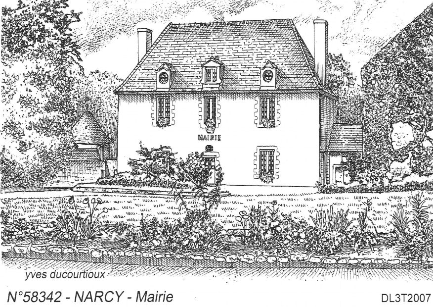 N 58342 - NARCY - mairie