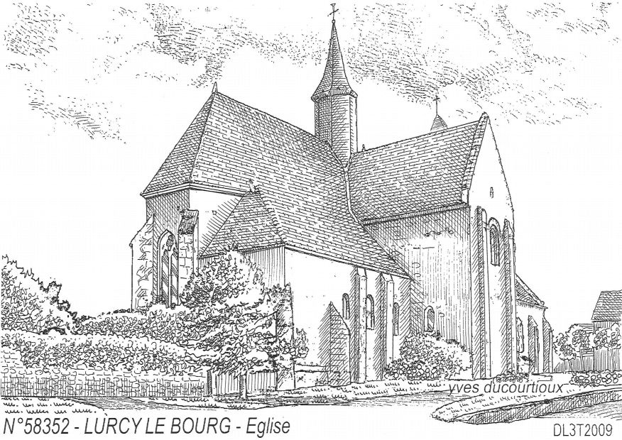N 58352 - LURCY LE BOURG - �glise