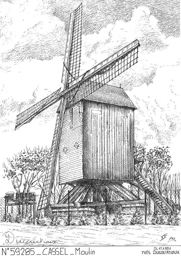 N 59285 - CASSEL - moulin