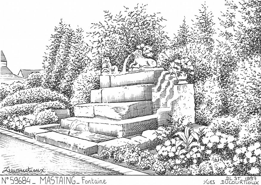 N 59684 - MASTAING - fontaine
