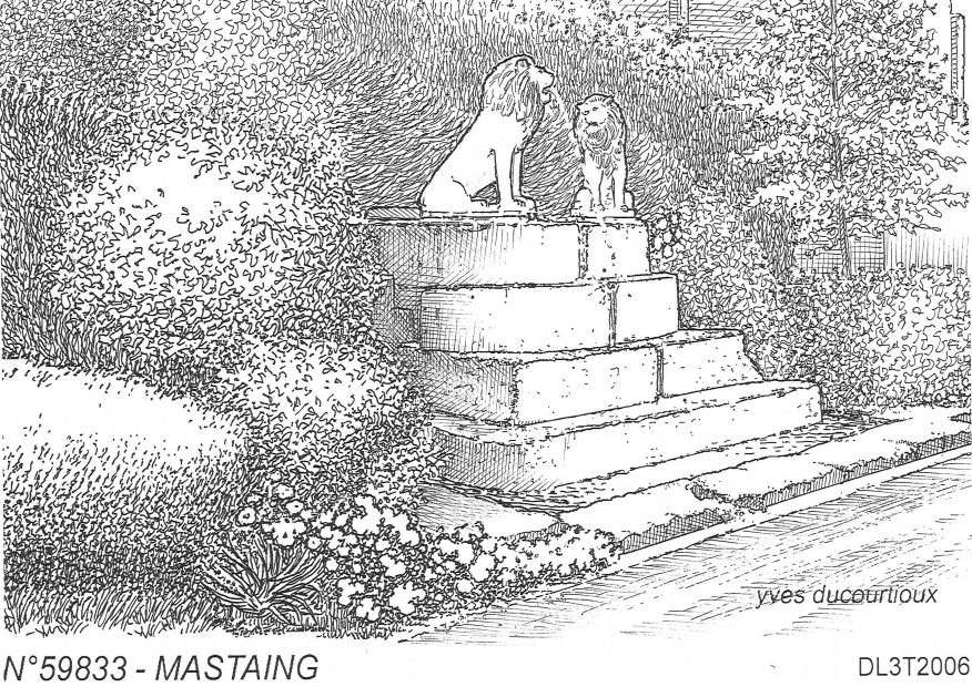 N 59833 - MASTAING - fontaine