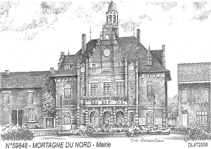 N 59848 - MORTAGNE DU NORD - mairie