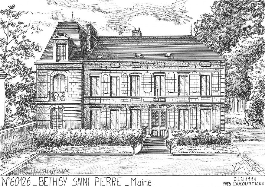 N 60126 - BETHISY ST PIERRE - mairie