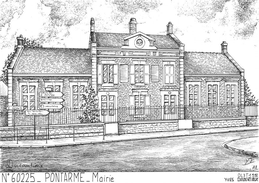 N 60225 - PONTARME - mairie