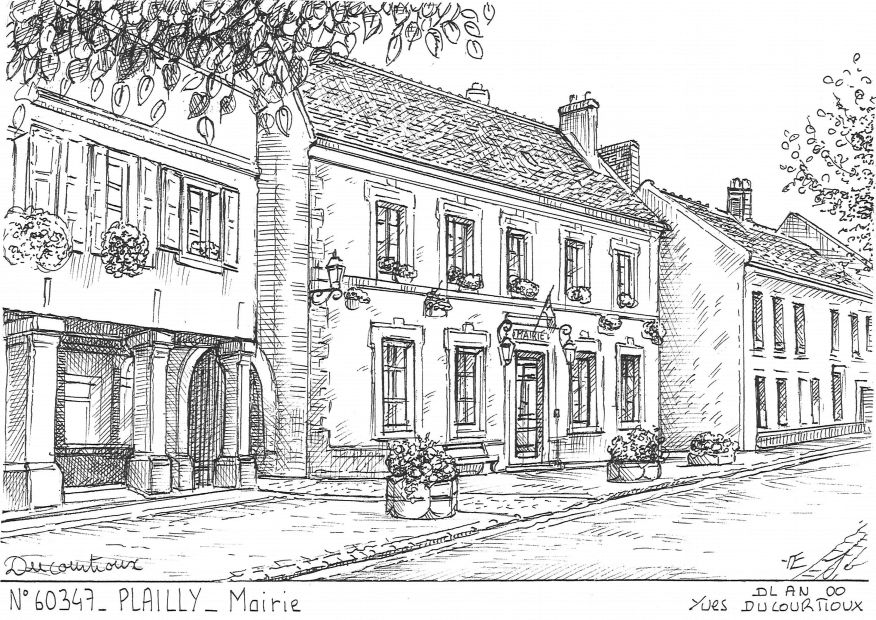 N 60347 - PLAILLY - mairie