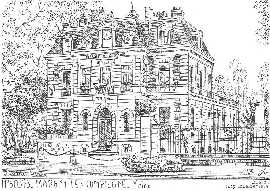 N 60373 - MARGNY LES COMPIEGNE - mairie