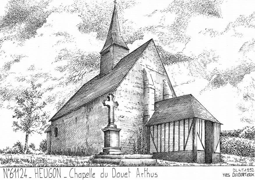 N 61124 - HEUGON - chapelle du douet arthus