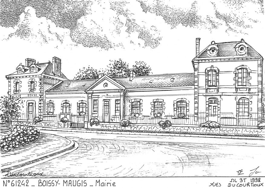 N 61242 - BOISSY MAUGIS - mairie