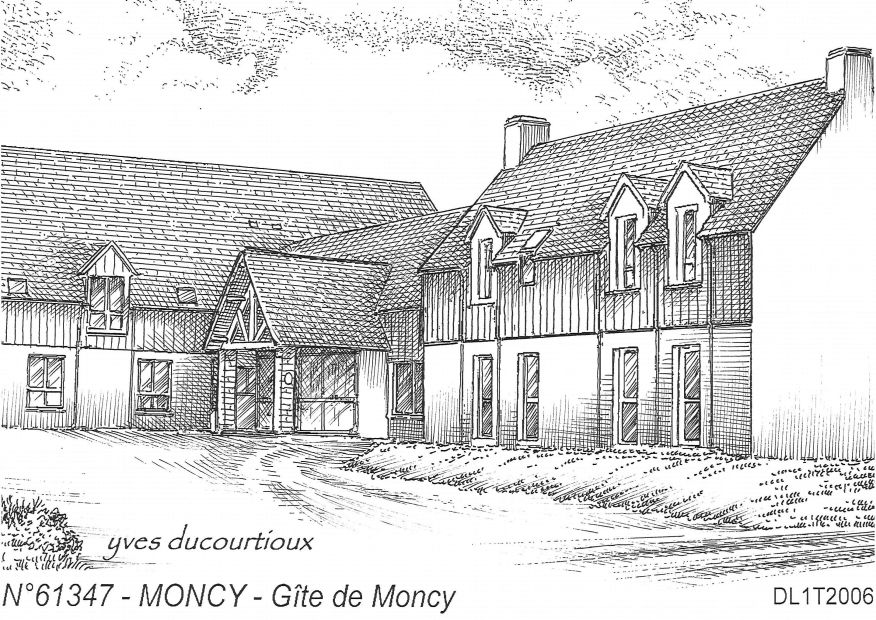 N 61347 - MONCY - g�te de moncy